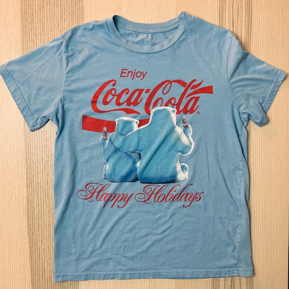 Coca Cola Polar Bear Holiday Tee